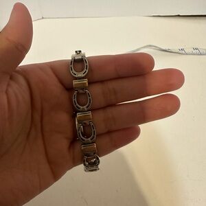 Sabona Silver/Gold Horseshoe Bracelet
